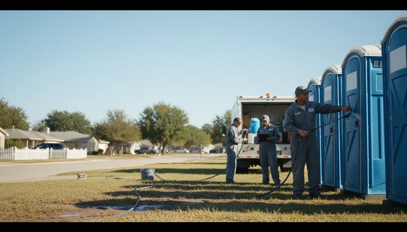 Long-Term Portable Toilet Rental in Shamrock, OK near me